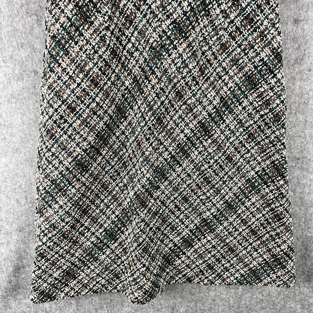 Tory Burch Tweed Pencil‎ Dress Women 10 Textured Academia Career Old Money NEW